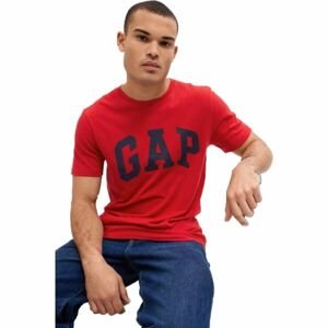 GAP V-BASIC LOGO T Pánske tričko, červená, veľkosť L