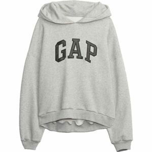 GAP FLEECE LOGO Dámska mikina, sivá, veľkosť M