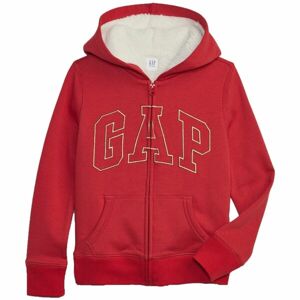 GAP INSULATED FULLZIP Dievčenská mikina, červená, veľkosť L