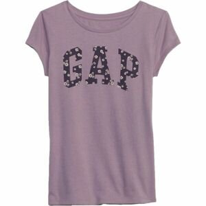 GAP LOGO Dievčenské tričko, fialová, veľkosť XS