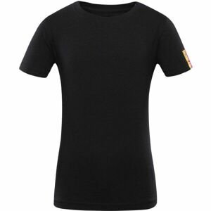 NAX OLEMO Detské tričko, čierna, veľkosť 128-134