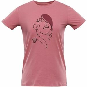 NAX GAMMA Dámske tričko, ružová, veľkosť L