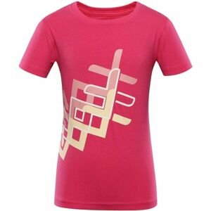 NAX ILBO Detské tričko, ružová, veľkosť 104-110