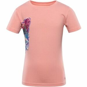 NAX ZALDO Detské tričko, ružová, veľkosť 128-134