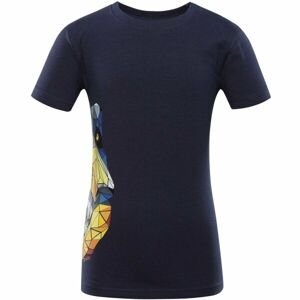 NAX ZALDO Detské tričko, tmavo modrá, veľkosť 104-110