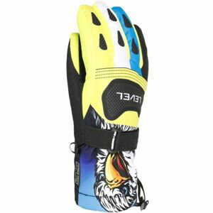 Level JUNIOR Detské lyžiarske rukavice, mix, veľkosť iv