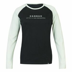 Hannah PRIM Dámske tričko s dlhým rukávom, čierna, veľkosť 38