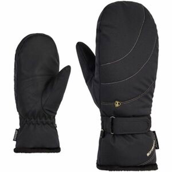 Ziener KAHLIA Dámske lyžiarske rukavice, čierna, veľkosť 8.5