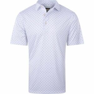 GREGNORMAN ML 75 TEE PRINT POLO Pánske golfové polo tričko, biela, veľkosť S