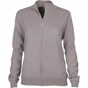 GREGNORMAN MERINO (50:50) LINED FULL-ZIP Dámsky sveter, béžová, veľkosť XL