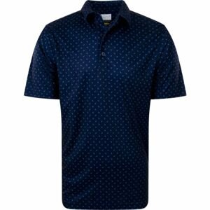 GREGNORMAN ML 75 TEE PRINT POLO Pánske golfové polo tričko, tmavo modrá, veľkosť L