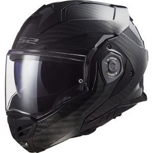 Výklopná moto prilba LS2 FF901 Advant X Solid Carbon P/J XL (61-62)