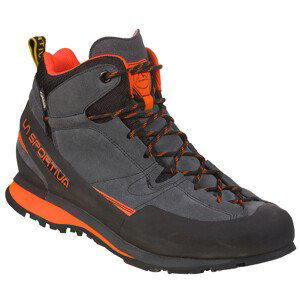 Pánske trailové topánky La Sportiva Boulder X Mid Carbon/Flame - 38,5