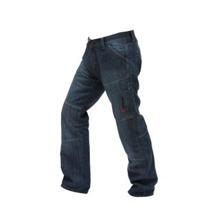 Pánske jeansové moto nohavice Spark Track modrá - 32/M