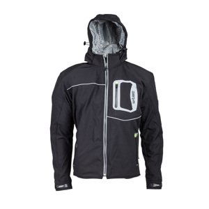 Pánska softshell moto bunda W-TEC Borozef NF-2705 čierno-zelená - XL