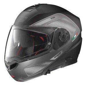 Moto prilba Nolan N104 Absolute Tech N-Com Flat Black - XS (53-54) - Záruka 5 rokov