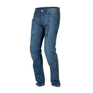 Pánske jeansové moto nohavice REBELHORN Hawk modrá - 30