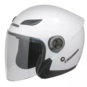 Moto prilba Cassida Reflex Solid biela - XS (53-54)