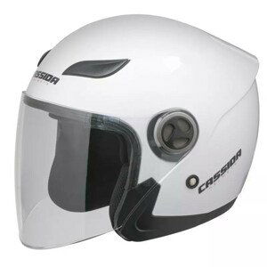 Moto prilba Cassida Reflex Solid biela - S (55-56)