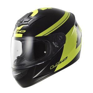 Moto prilba LS2 FF352 Rookie Fluo Black-Hi-Vis Yellow XL (61-62)