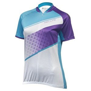 Dámsky cyklistický dres Kellys Jody 016 - krátky rukáv violet-azure - S