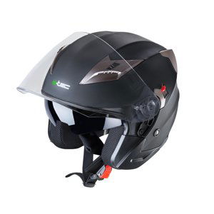 Moto prilba W-TEC YM-627 Matt Black-Bronze - S (55-56)