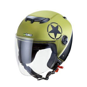 Moto prilba W-TEC YM-617 Mash Green - XL (61-62)