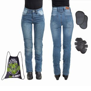 Dámske moto jeansy W-TEC Panimali modrá - XS