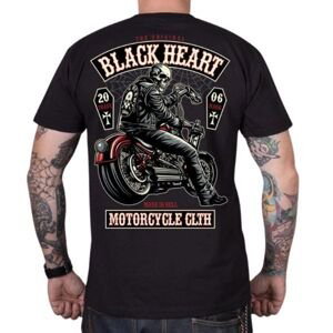 Tričko BLACK HEART Coffin čierna - M
