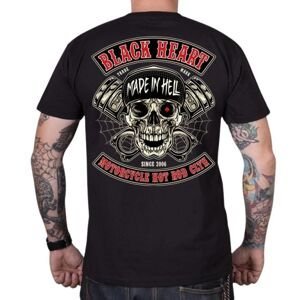 Tričko BLACK HEART Rascal čierna - XL