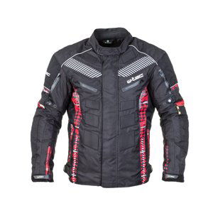 Pánska moto bunda W-TEC Kamicer NF-2100 čierno-červená - 3XL