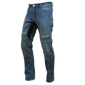 Pánske moto jeansy Spark Danken modrá - S