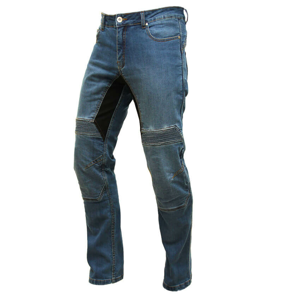 Pánske moto jeansy Spark Danken modrá - L