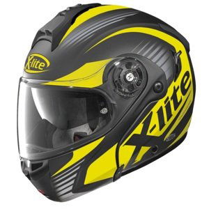 Moto prilba X-Lite X-1004 Nordhelle N-Com Flat Black-Yellow čierno-žltá - XS (53-54) - Záruka 5 rokov