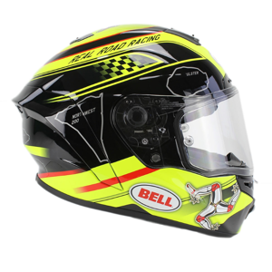 Moto helma BELL Star Isle Of Man black-yellow čierno-žltá - XXL (63-64) - Záruka 5 rokov