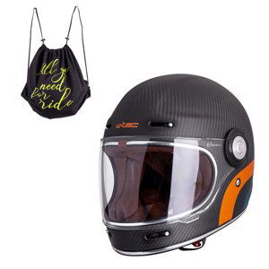 Moto prilba W-TEC V135 Matt Carbon S (55-56)