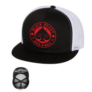 Šiltovka BLACK HEART Ace Of Spades Trucker biela