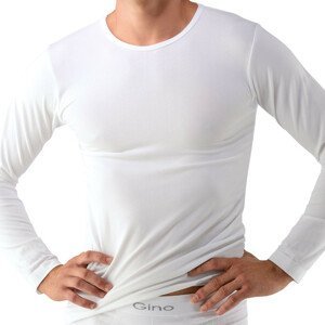 Unisex tričko s dlhým rukávom EcoBamboo biela - M/L