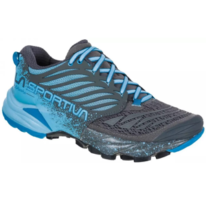 Dámske trailové topánky La Sportiva Akasha Woman Carbon/Pacific Blue - 40,5