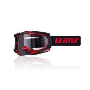 Motokrosové okuliare iMX Dust Graphic Red-Black Matt