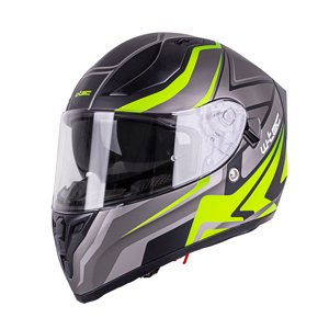 Integrálna prilba W-TEC Vintegra Graphic čierna-fluo žltá - XL (61-62)