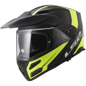 Výklopná prilba LS2 FF324 Metro Rapid Matt Black Yellow P/J XS (53-54)