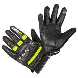 Moto rukavice W-TEC Rushin Black-Fluo Yellow - L
