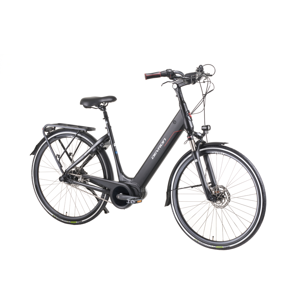 Mestský elektrobicykel Devron 28426 28" - model 2019 Black - 19,5" - Záruka 10 rokov