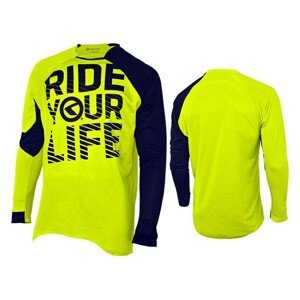 Enduro dres Kellys Ride Your Life dlhý rukáv limetková - L
