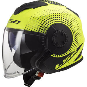 Moto prilba LS2 OF570 Verso Spin Matt Hi Vis Yellow - XL (61-62)