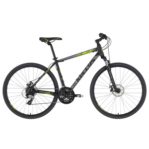 Pánsky crossový bicykel KELLYS CLIFF 70 28" - model 2020 Black Green - M (19'') - Záruka 10 rokov