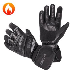 Vyhrievané rukavice W-TEC HEATston šedá - L