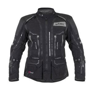 Moto bunda W-TEC Aircross čierno-šedá - S