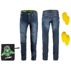 Pánske moto jeansy W-TEC Oliver modrá - M